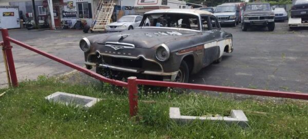 1955 DeSoto Powerflite yard art