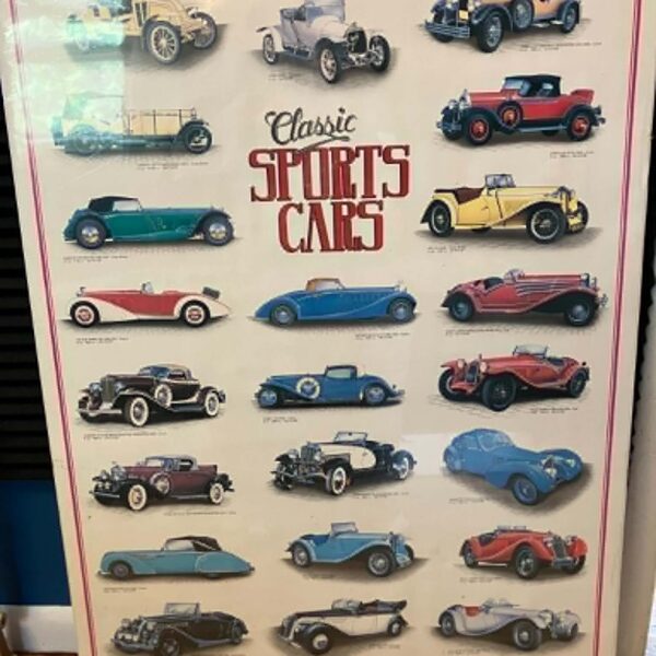 Classic Sports Car sign used
