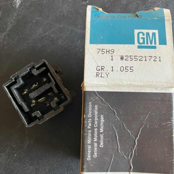 Relay, GM#25521721, engine cooling fan for 1983-85 Buick, classic, new, old stock