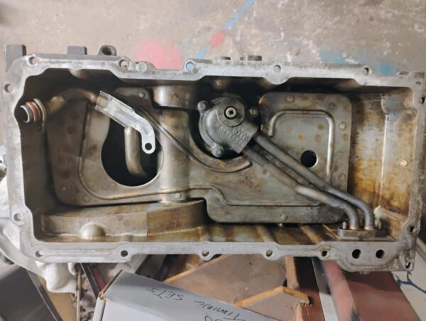 GM oil pan, 5.3L, #12586609, used