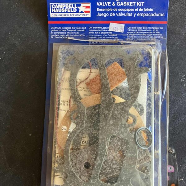 Valve and gasket kit, Campbell Hausfeld, #GR000200AJ, new, old stock