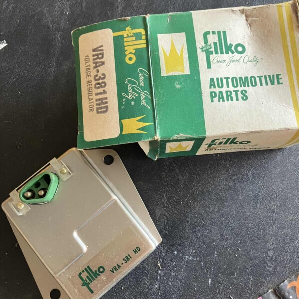 Voltage regulator, Filko #VRA-381HD, classic, new, old stock