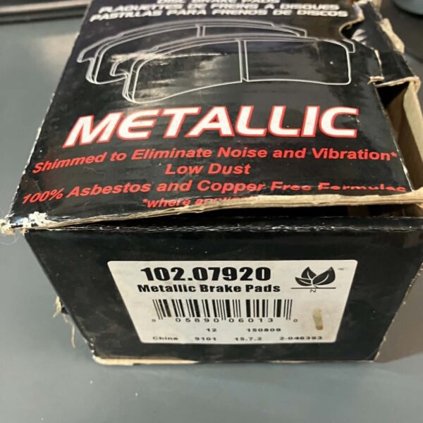 Brake pads, C-tek #102.07920, metallic, racing, new in box