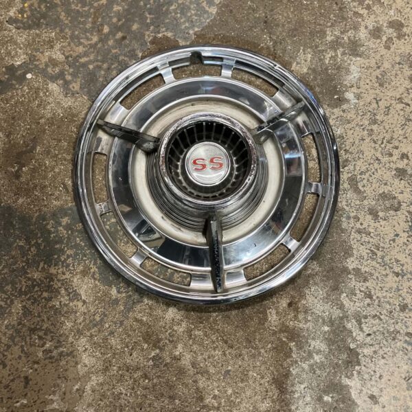 Hubcap, 1966 Chevelle SS, 14 inch, good condition, used, 2 available, $50 each
