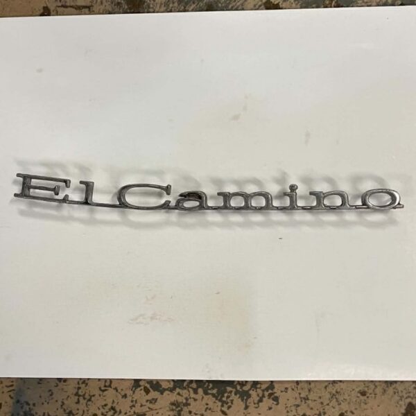 El Camino emblem, 12 3/4 inches long, used
