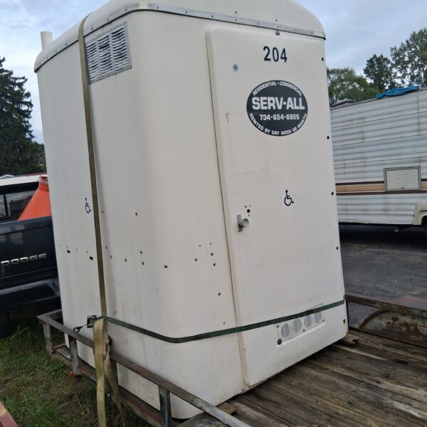 Porta-John, handicap, used about 10 years, recently serviced